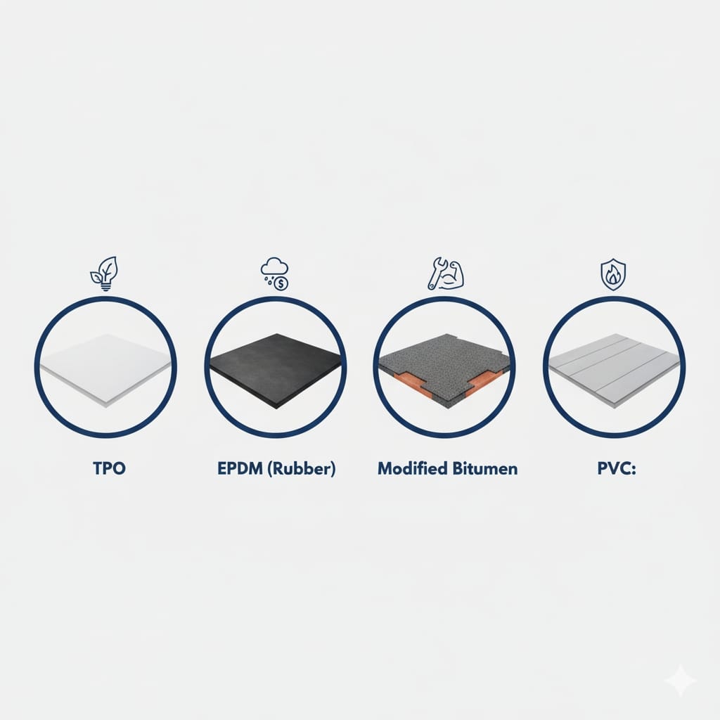 Popular Materials for Flat Roof Replacement