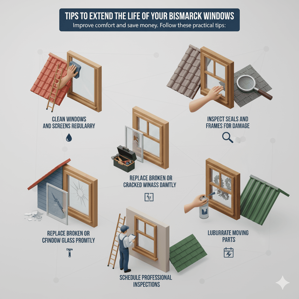 Tips to Extend the Life of Your Bismarck Windows
