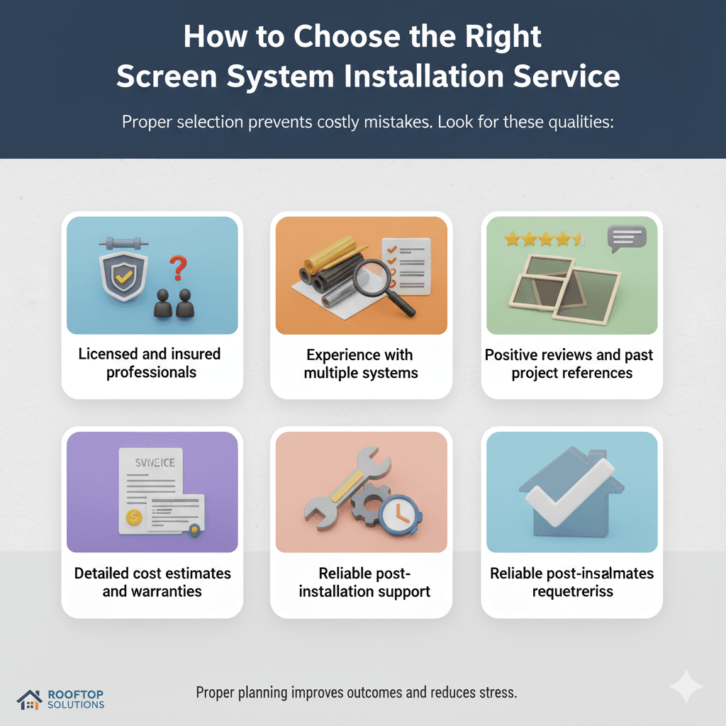 Right Screen System Installation Service