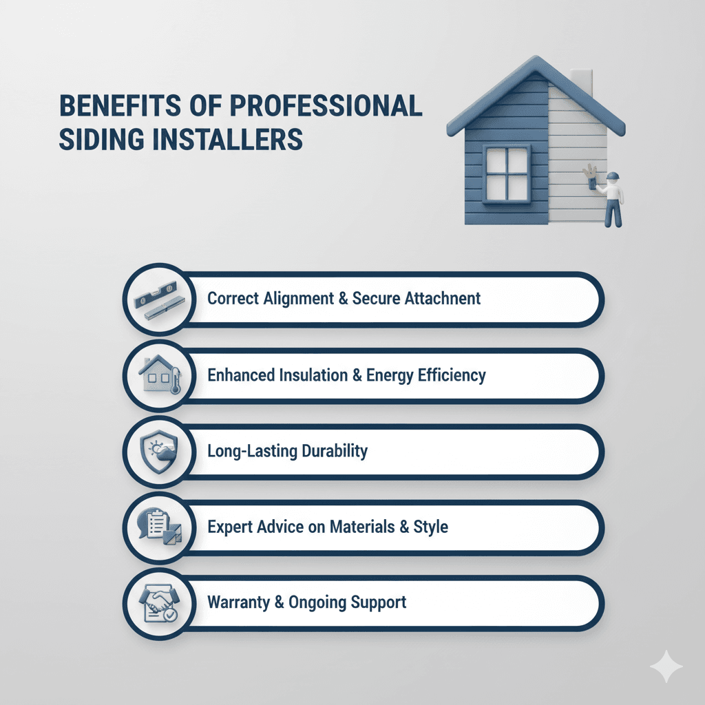 Benefits of Professional Siding Installers