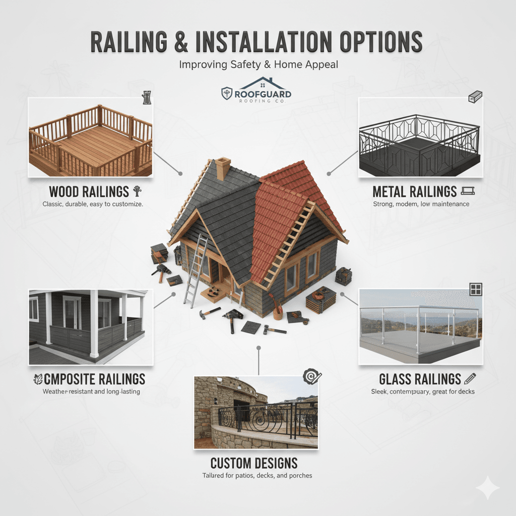 Types of Railing and Installation Options