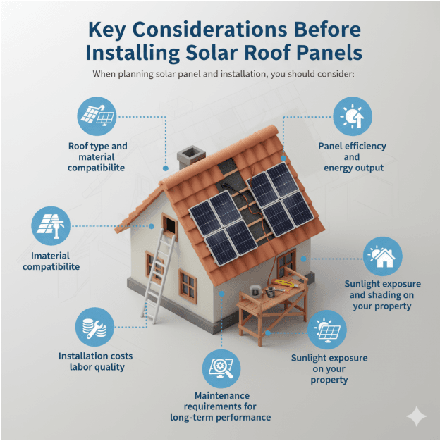 Installing Solar Roof Panels