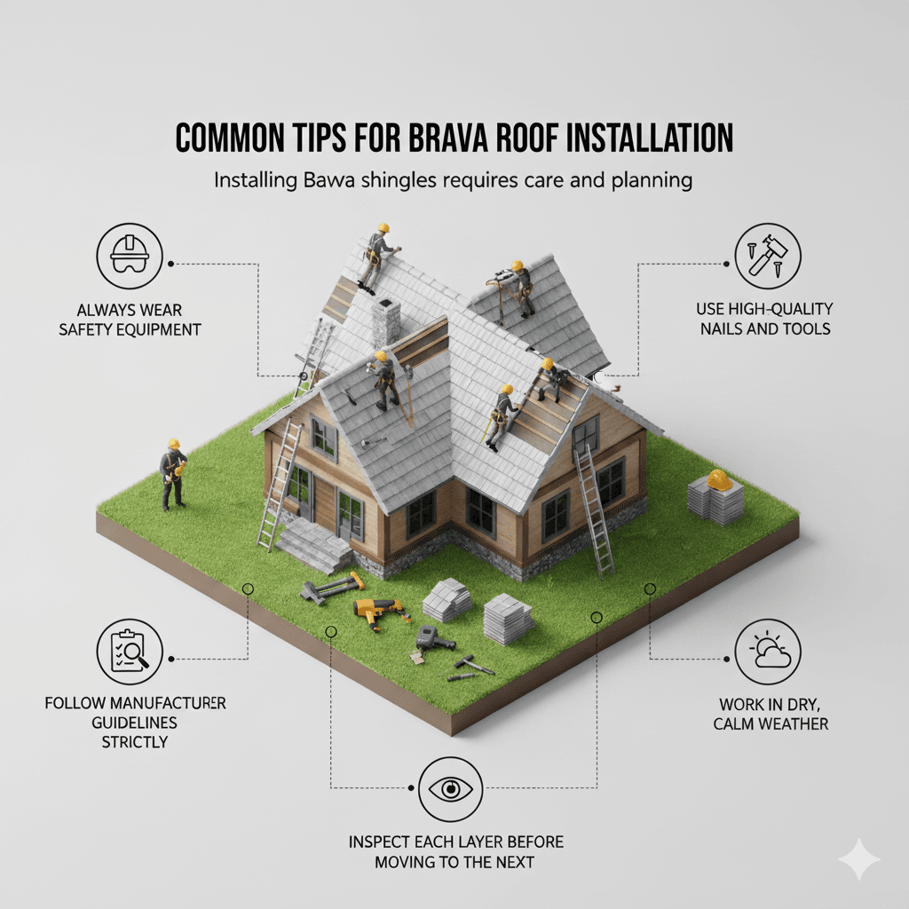 Tips for Residential and Commercial Brava Roof Installation