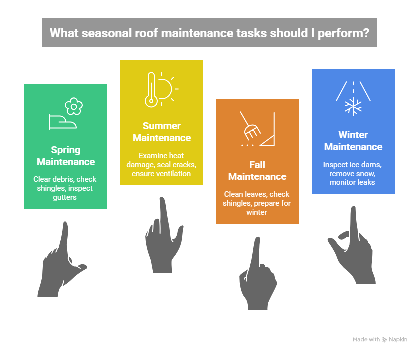 Seasonal Roof Maintenance Tasks