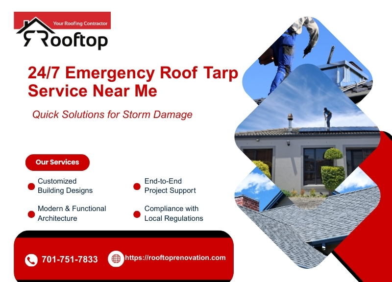 24/7 Emergency Roof Tarp Service Near Me: Quick Solutions for Storm Damage
