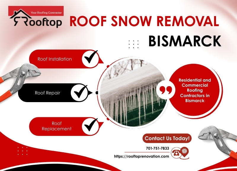 roof snow removal bismarck