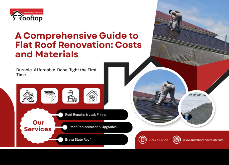 A Comprehensive Guide to Flat Roof Renovation: Costs and Materials