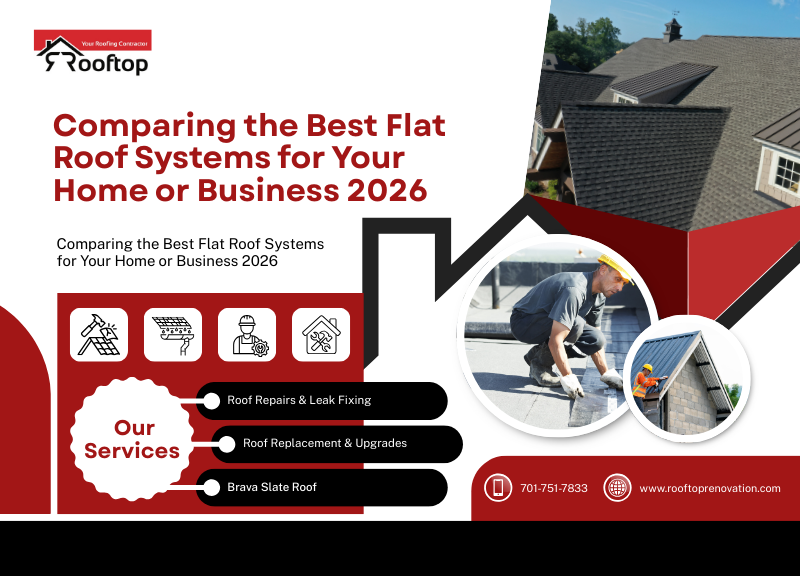 Comparing the Best Flat Roof Systems for Your Home or Business 2026