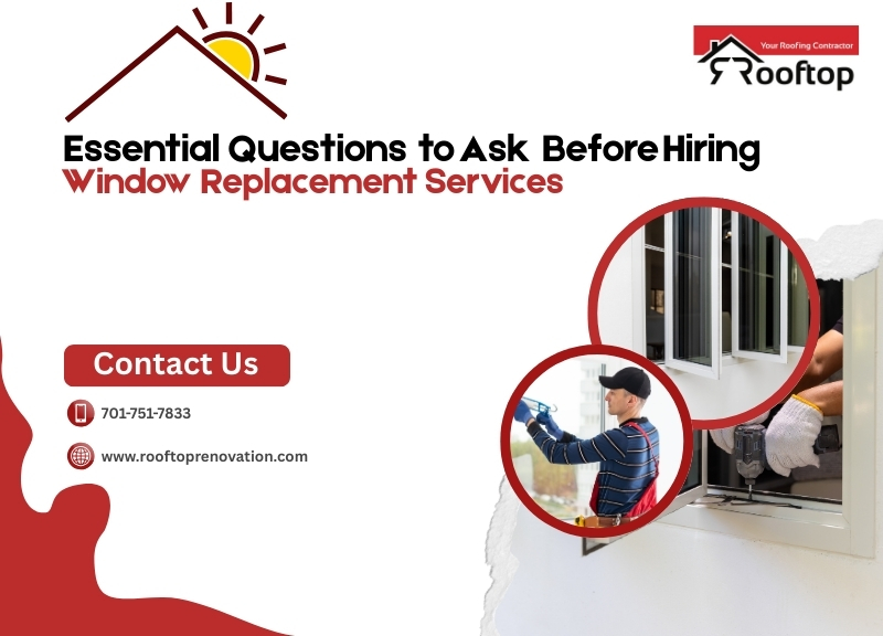Window replacement services