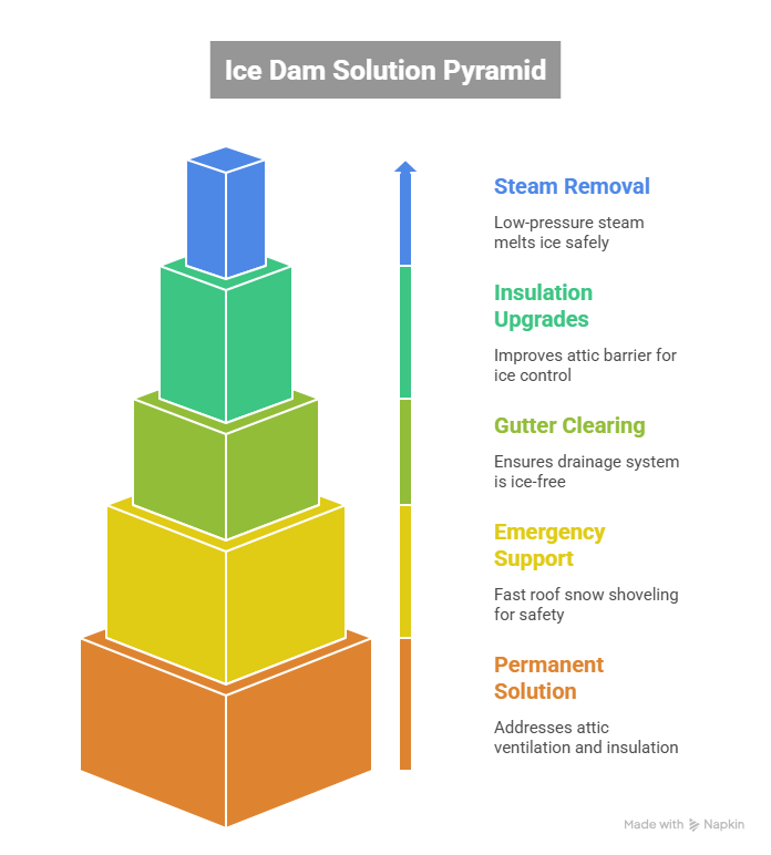 professional ice dam removal