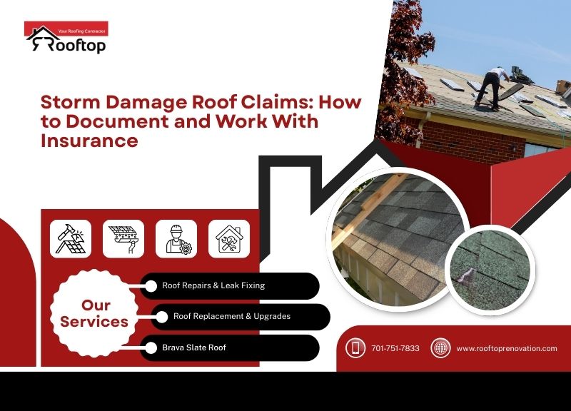 Storm Damage Roof Claims: How to Document and Work With Insurance