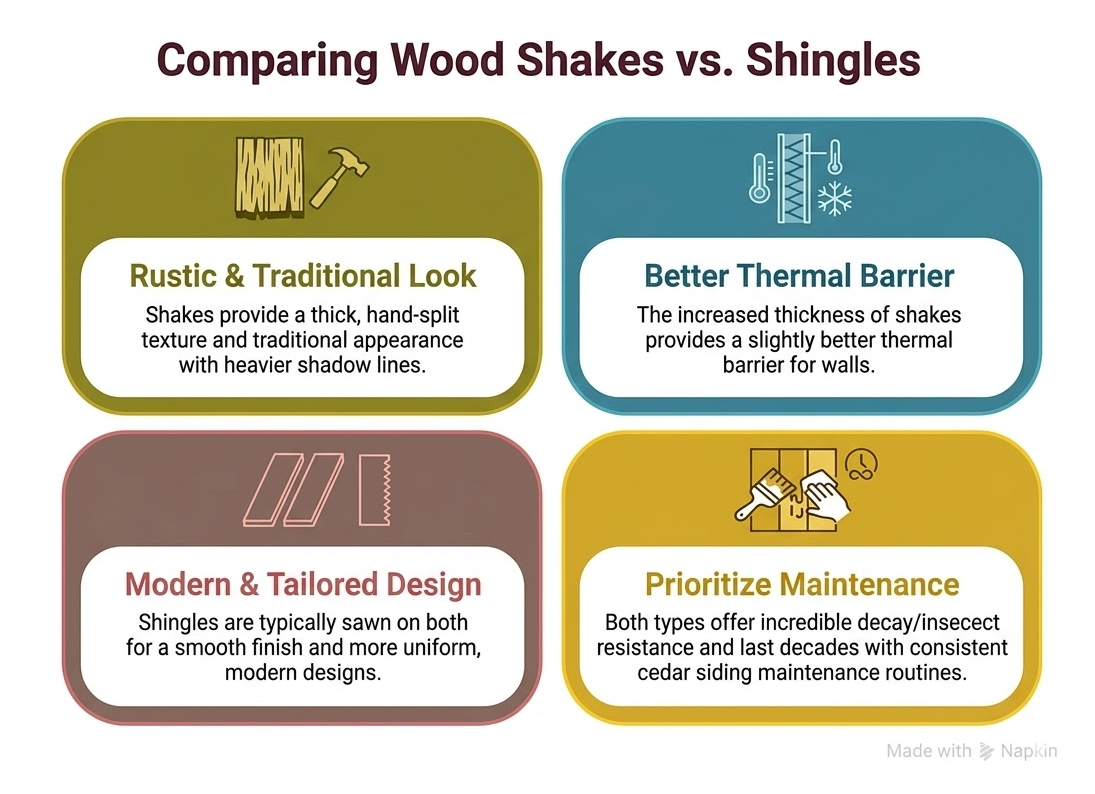wood shakes vs shingles