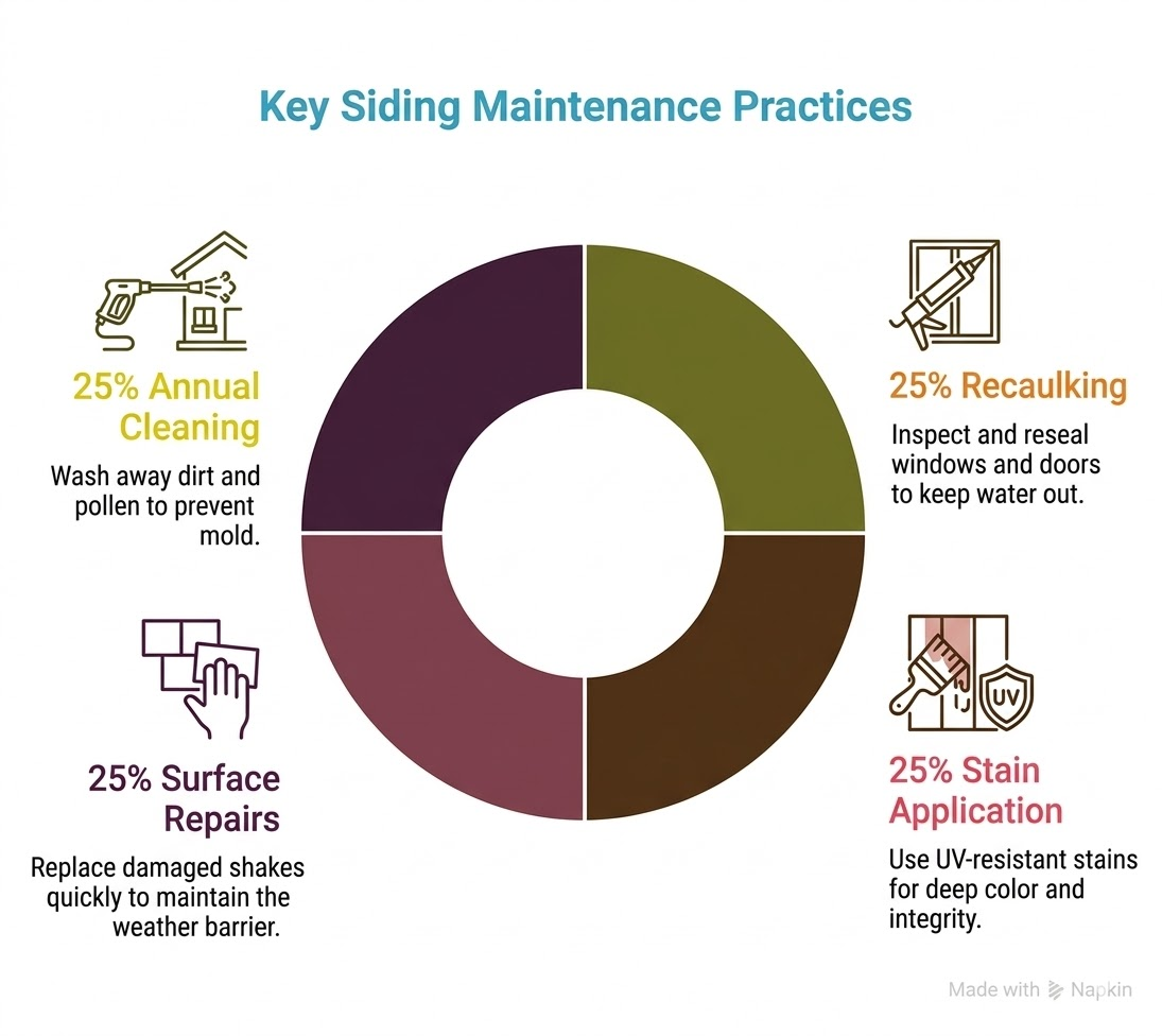 cedar siding maintenance