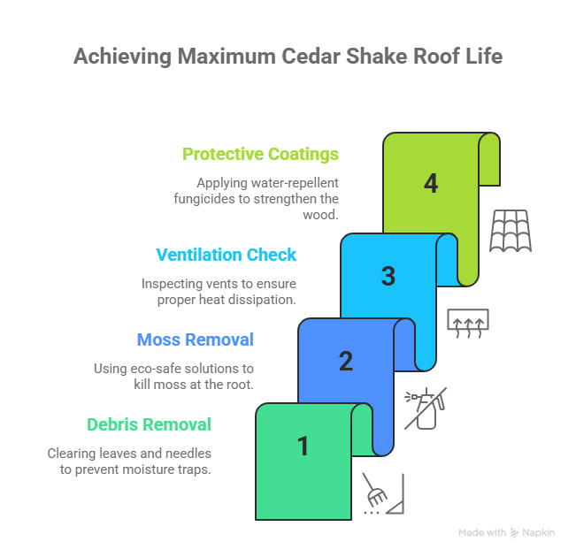 cedar shake roof maintenance