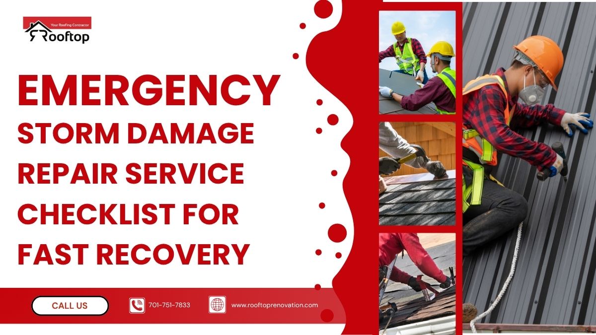 Emergency Storm Damage Repair Service Checklist for Fast Recovery