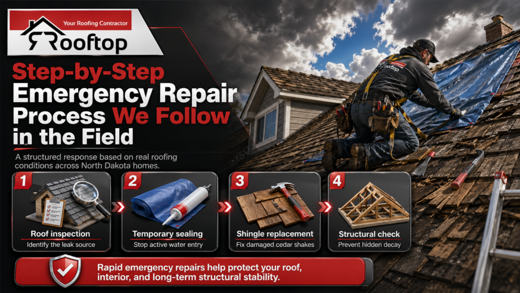 emergency cedar shake roof repair