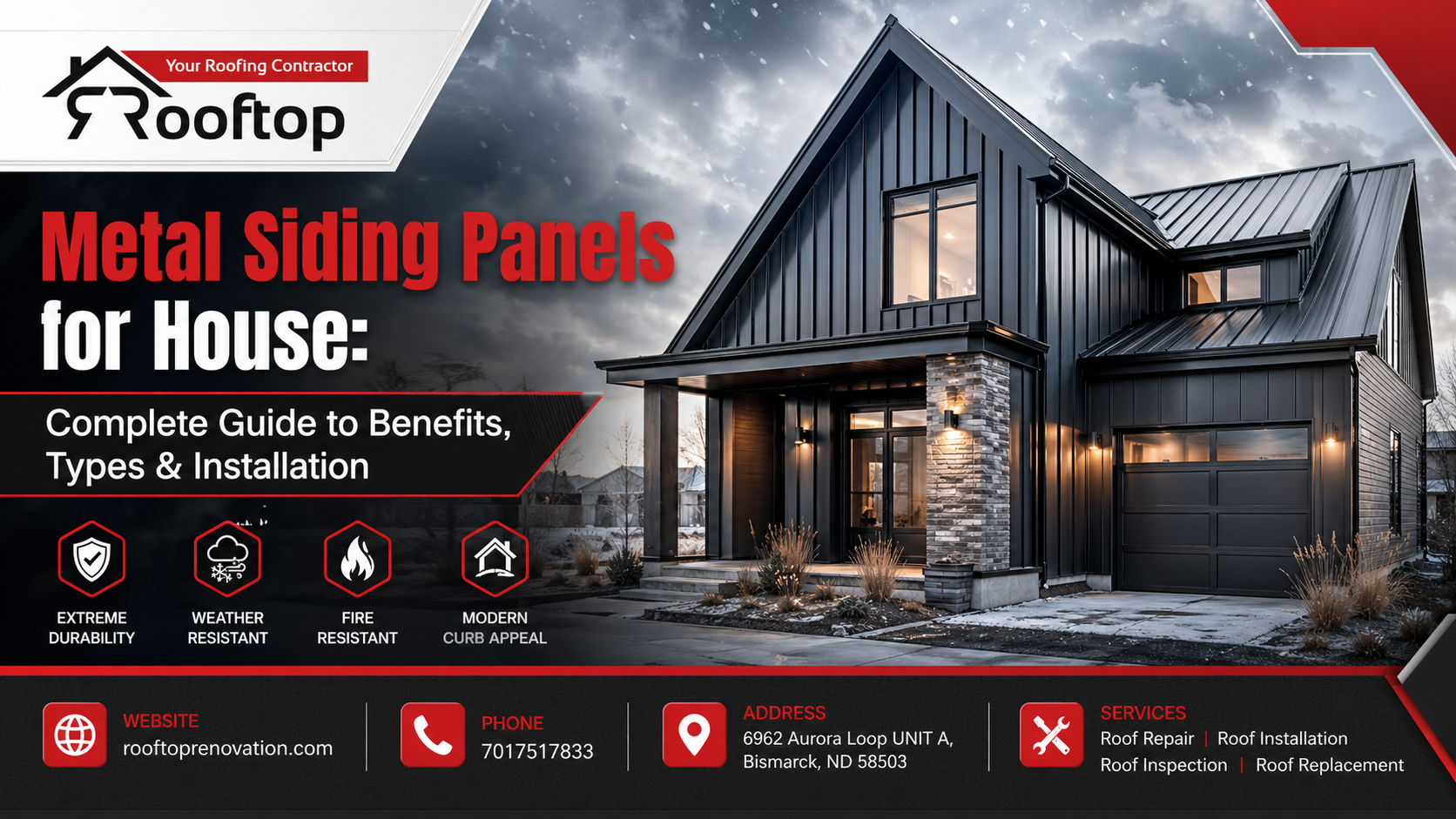 metal siding panels for house