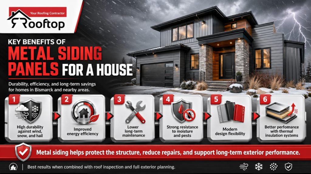 metal siding panels for house