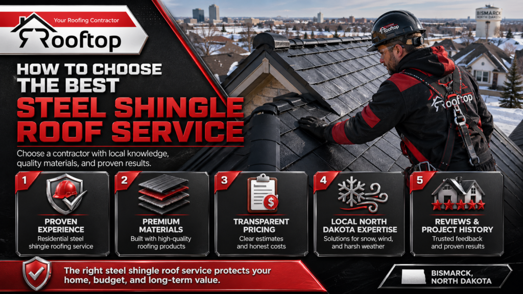 steel shingle roof service