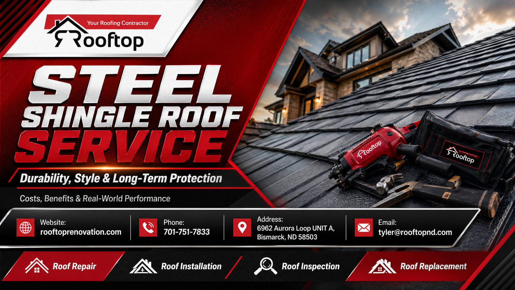 steel shingle roof service