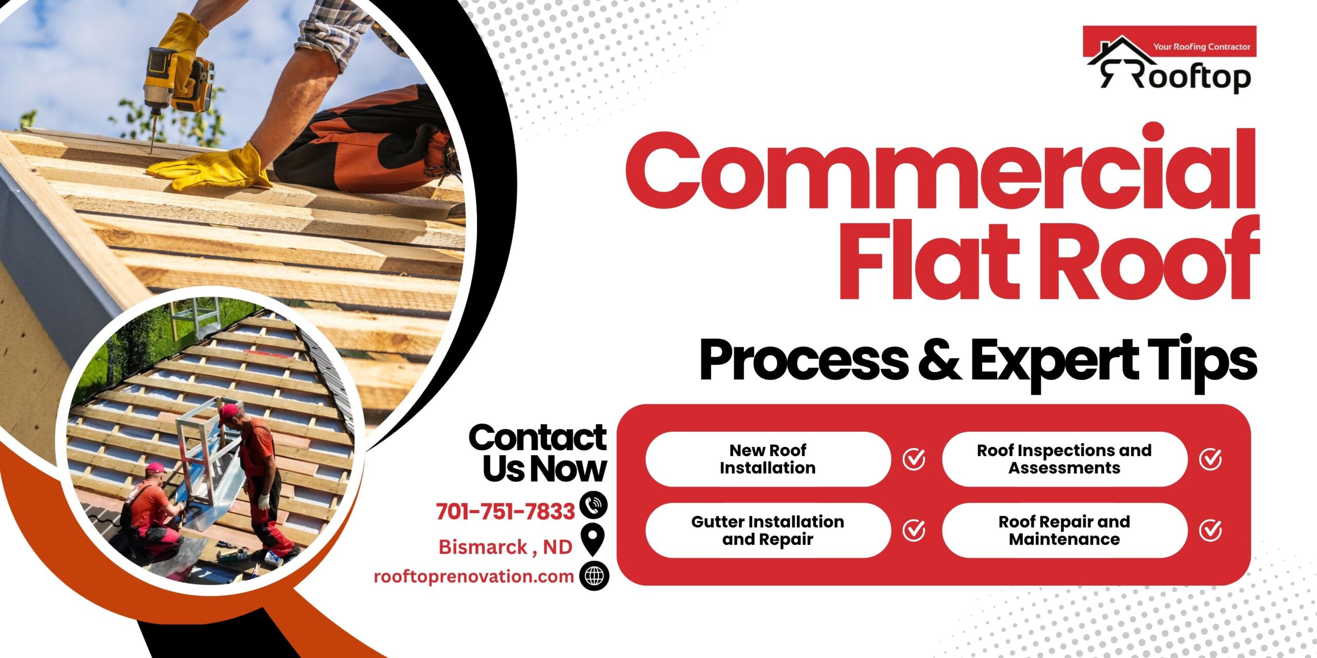 Commercial Flat Roof Installation in Bismarck: Complete 2026 Guide