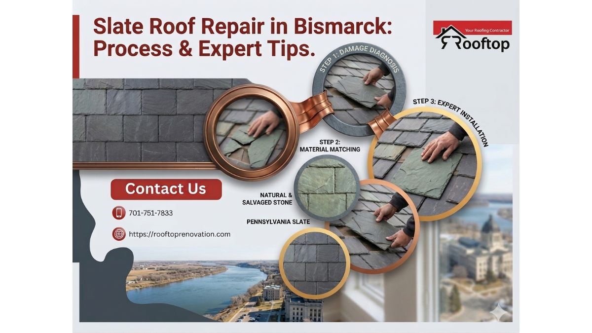 Slate Roof Repair in Bismarck: Process & Expert Tips
