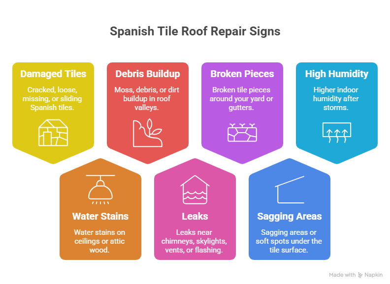 Most Common Signs You Need Spanish Tile Roof Repair