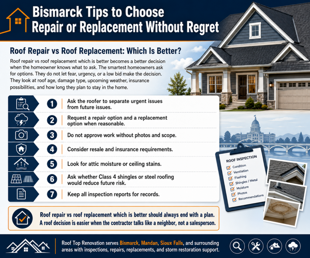 roof repair vs roof replacement