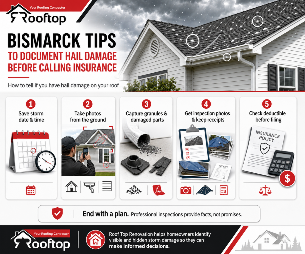 how to tell if you have hail damage on your roof