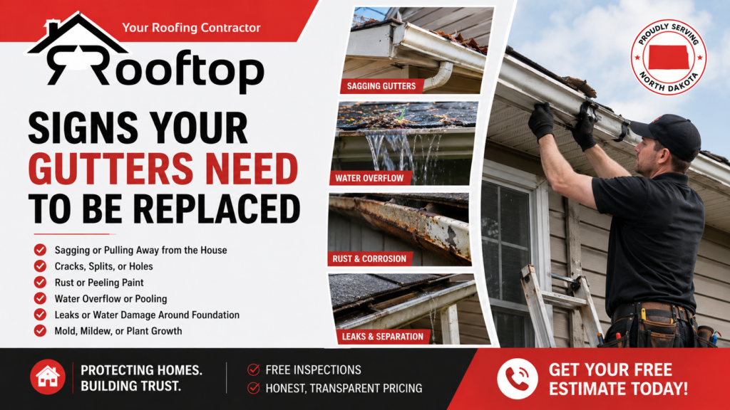 signs your gutters need to be replaced