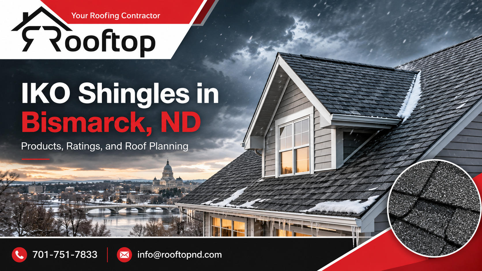 IKO Shingles Bismarck ND | Rooftop Renovation Local Guide!