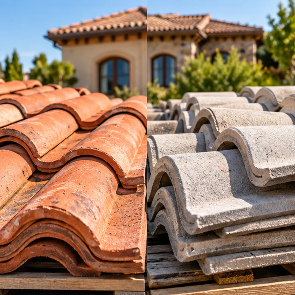 Spanish tile roof Installation