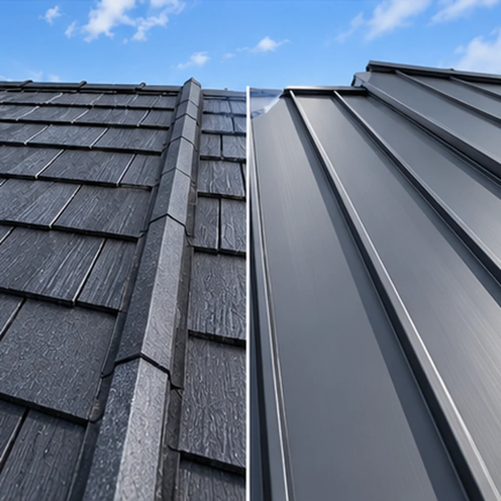 Steel Shingle Roof Installation
