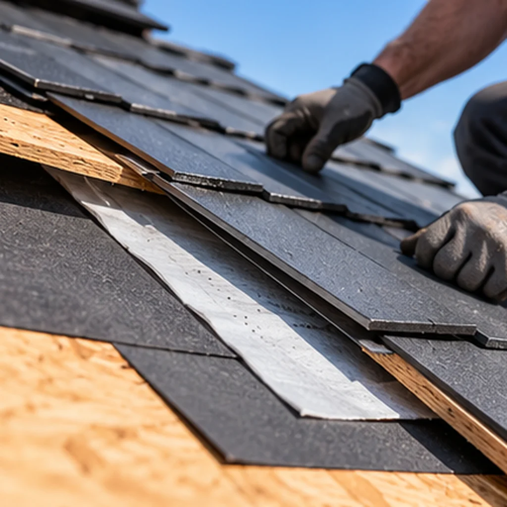 Steel Shingle Roof Installation