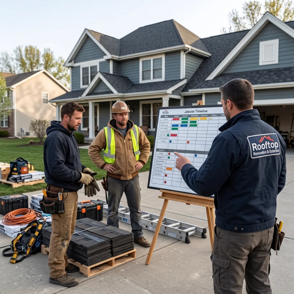 Roof Installation in Jamestown